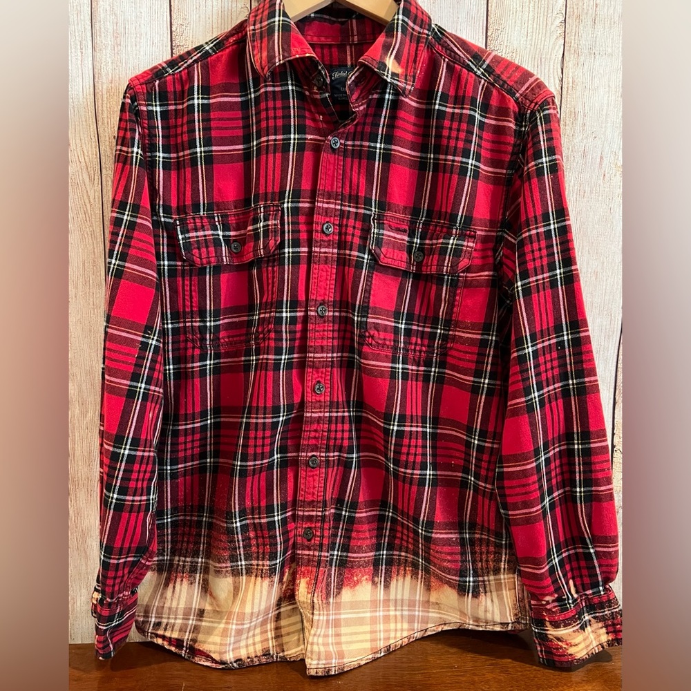Custom Made Bonfire Babe Fall/Winter Flannel Red … - image 2
